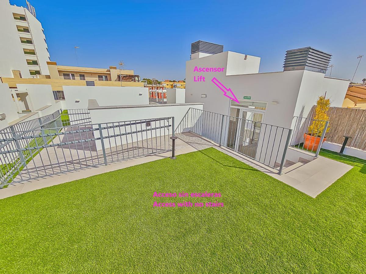 Oceanfront Duplex With A Rooftop Pool And Terrace El Puerto de Santa María Zewnętrze zdjęcie