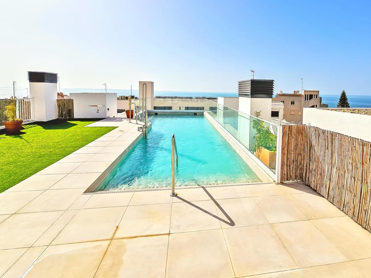 Oceanfront Duplex With A Rooftop Pool And Terrace El Puerto de Santa María Zewnętrze zdjęcie